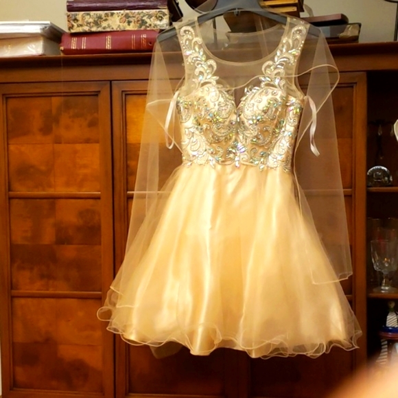 Dancing Queen Sequin Applique Dress Size XS - Picture 4 of 8